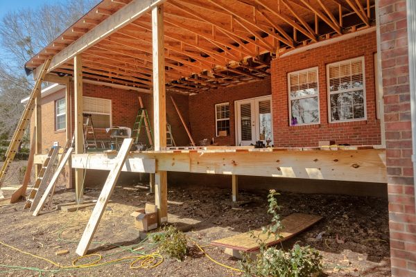 Porch Demolition in Sherman