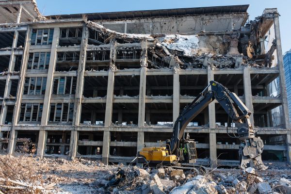 Commercial Building Demolition in Sherman