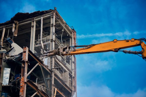 Factory Demolition in Sherman