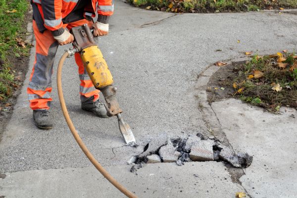 Sidewalk Demolition in Sherman