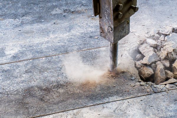 Concrete Patio Removal in Sherman
