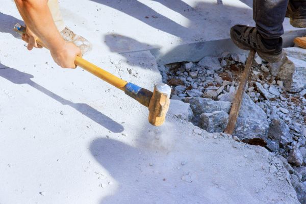 Concrete Pavement Demolition in Sherman