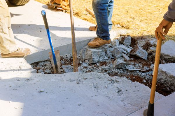 Pavement Demolition in Sherman