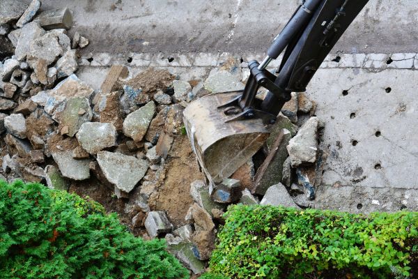 Concrete Pathway Removal in Sherman
