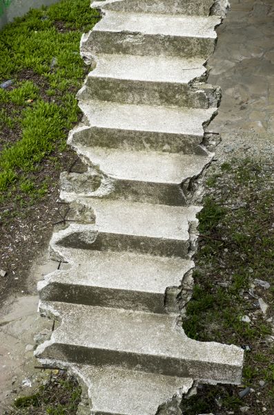 Concrete Steps Demolition in Sherman